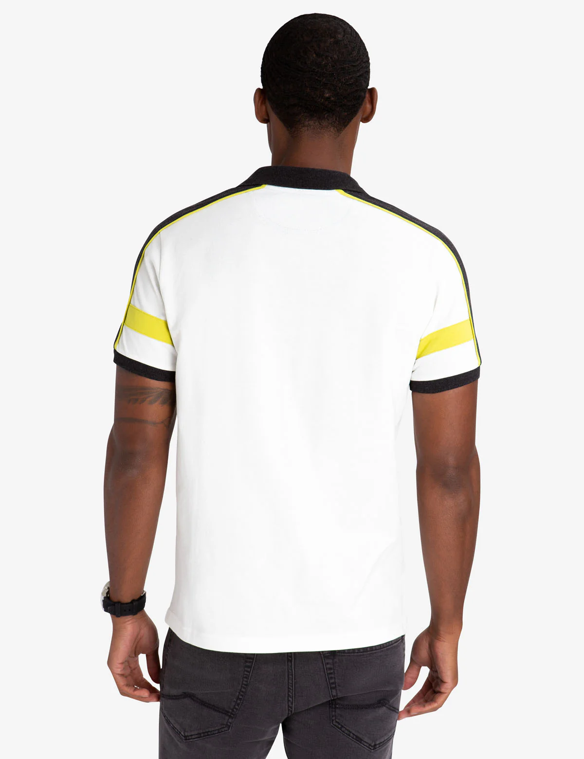 15562-black-mallet-shoulder-piecing-polo-shirt-6.webp BLACK MALLET SHOULDER PIECING POLO SHIRT