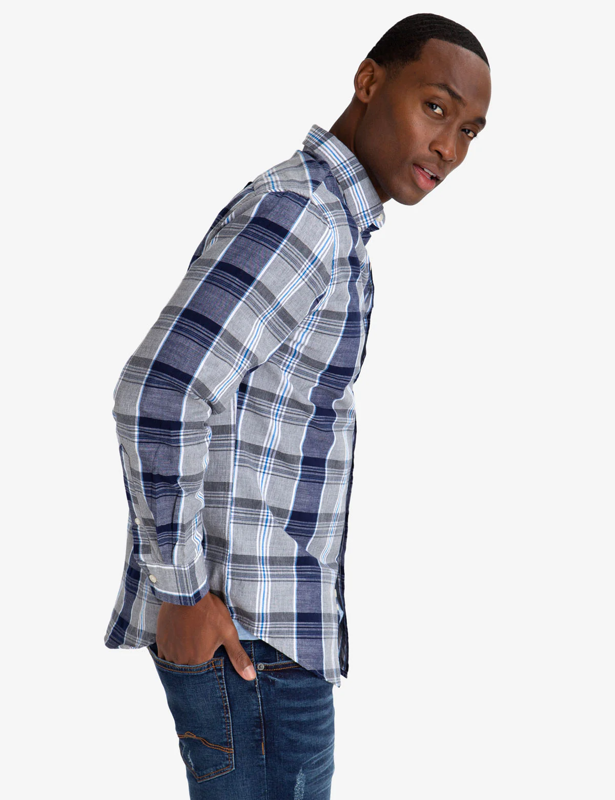 15879-large-plaid-slub-poplin-shirt-3.webp LARGE PLAID SLUB POPLIN SHIRT