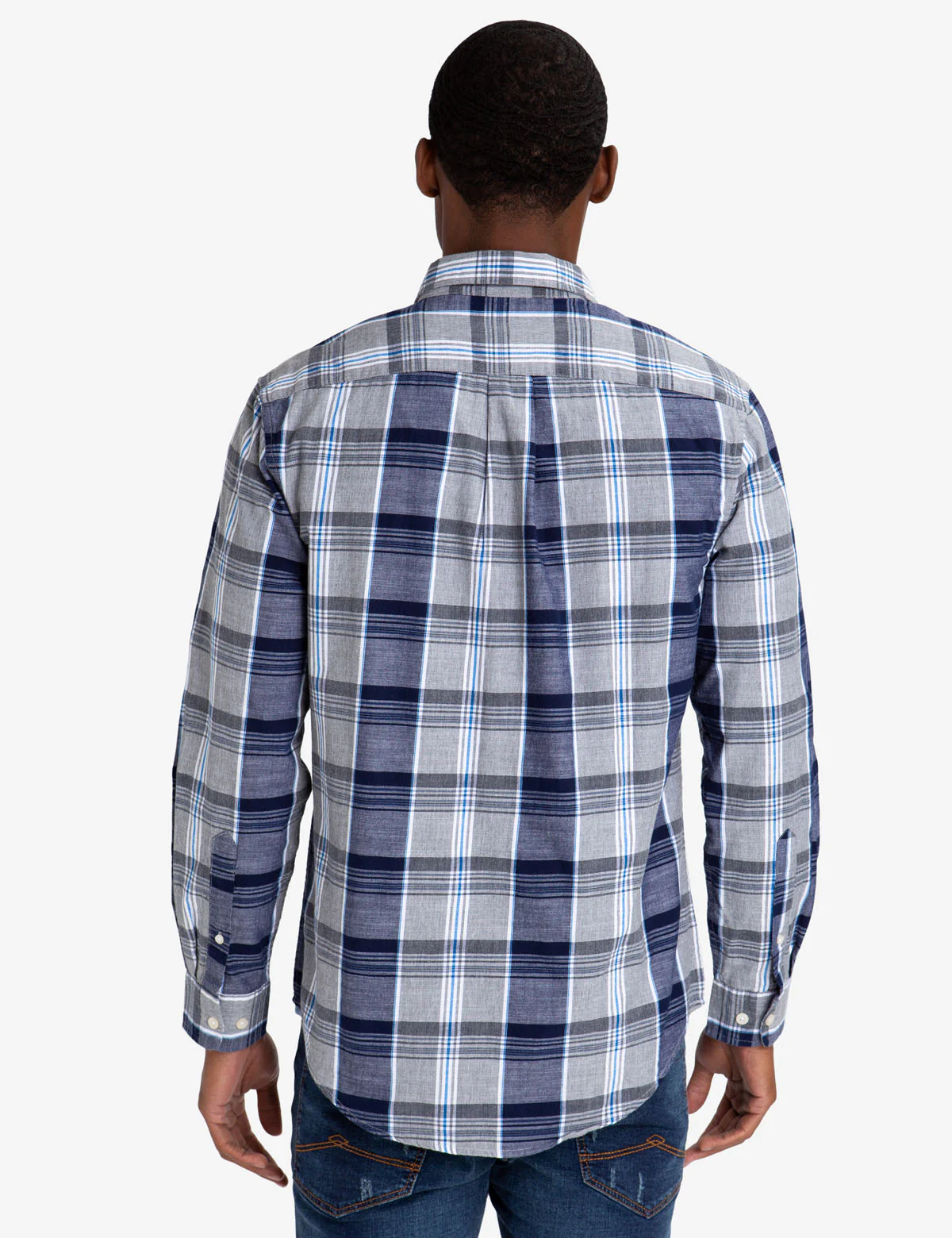 15879-large-plaid-slub-poplin-shirt-4.webp LARGE PLAID SLUB POPLIN SHIRT