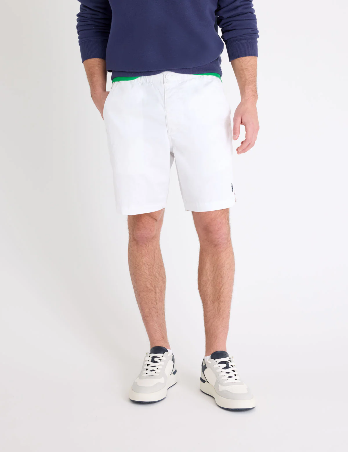 8" TWILL JOGGER SHORTS