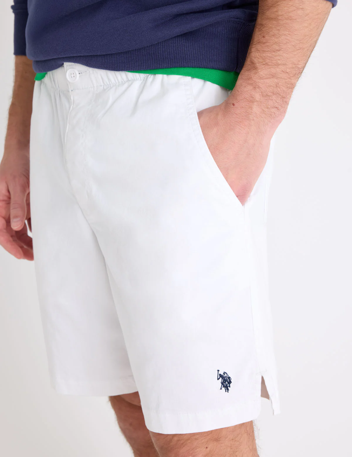 8" TWILL JOGGER SHORTS