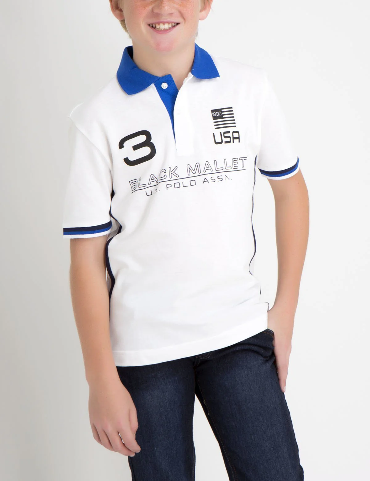16705-black-mallet-boys-reflective-polo-1.webp BLACK MALLET BOYS REFLECTIVE POLO