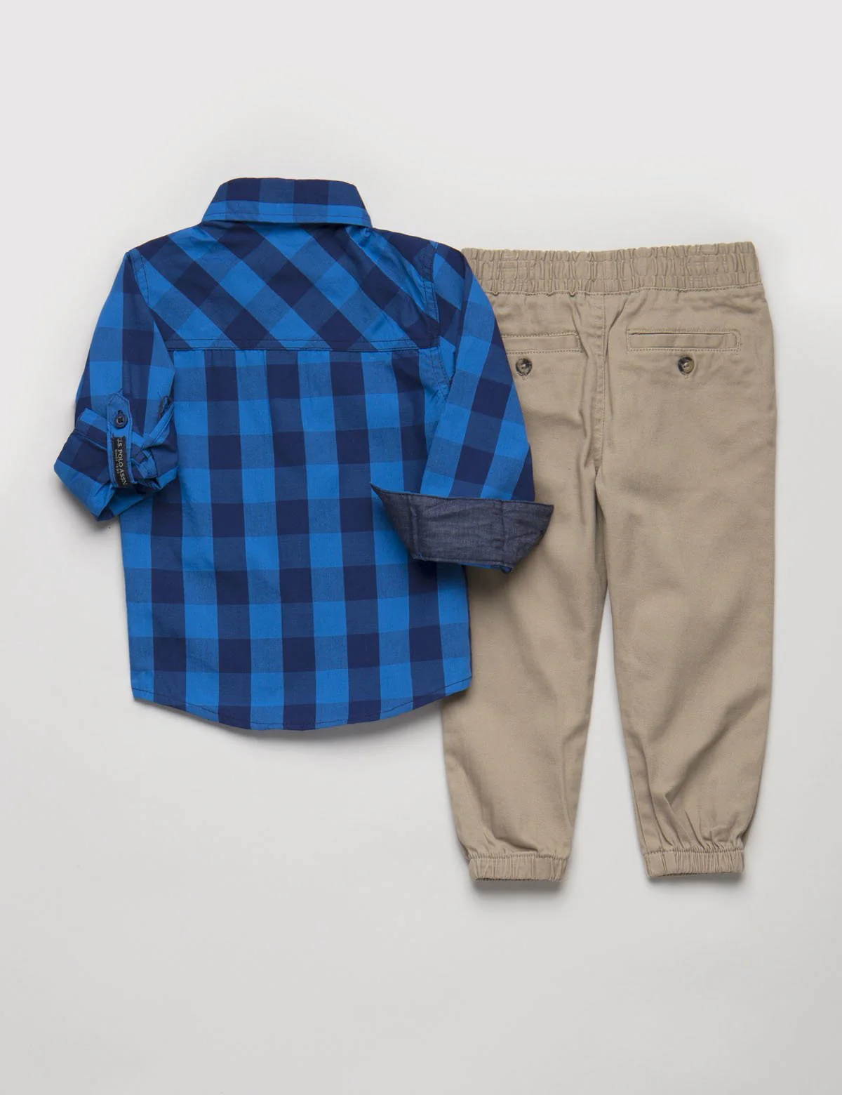 16840-toddler-2-piece-set-plaid-shirt-joggers-2.webp Toddler 2 Piece Set - Plaid Shirt & Joggers