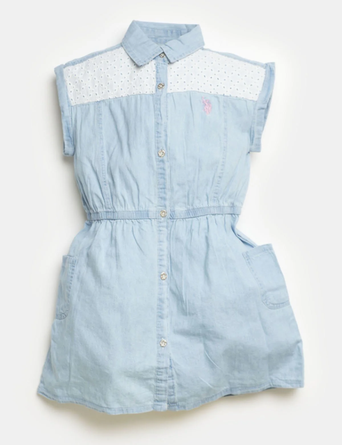 17239-girls-woven-dress-with-eyelet-detail-2.webp Girls Woven Dress with Eyelet Detail