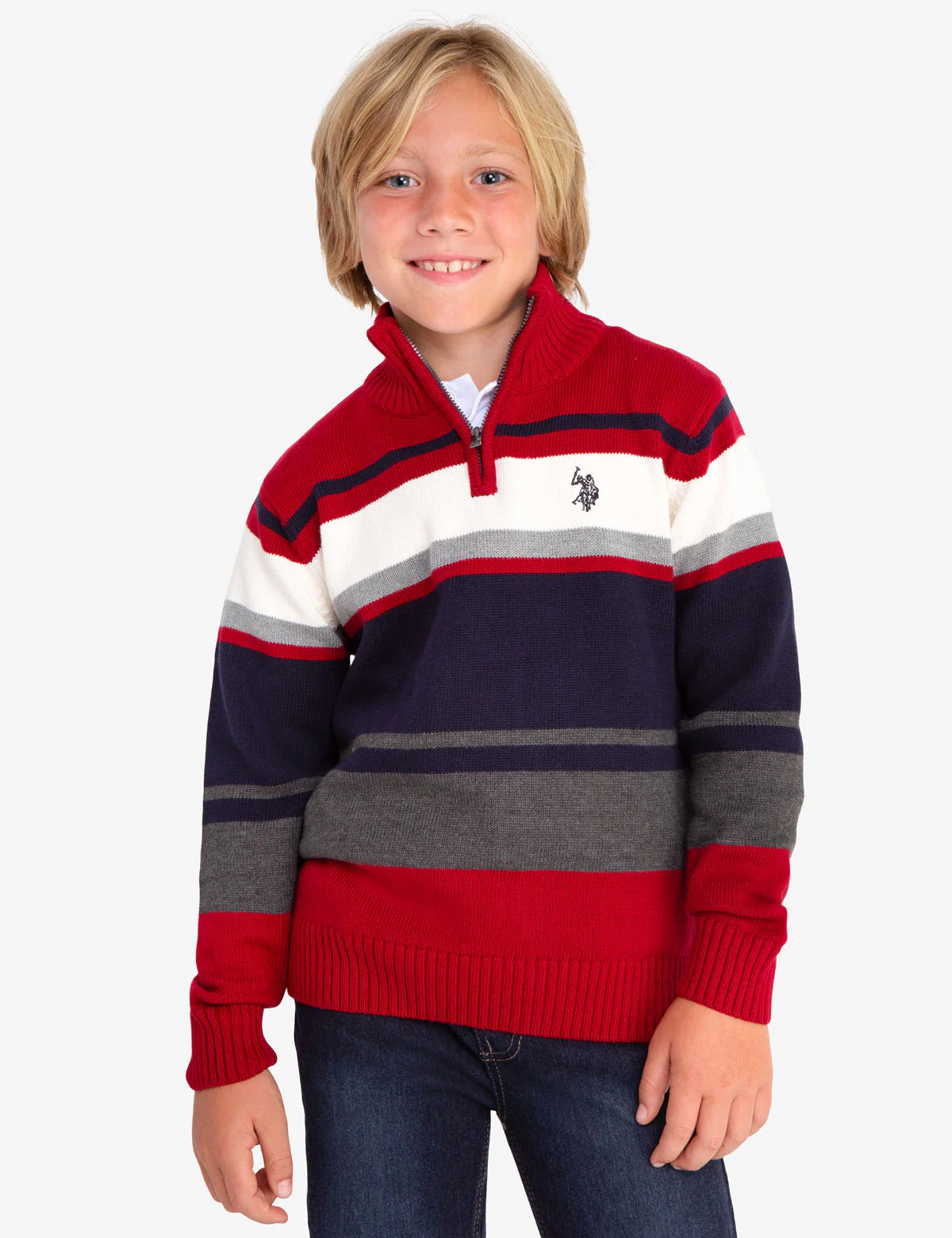 17280-quarter-zip-striped-sweater-1.webp QUARTER ZIP STRIPED SWEATER