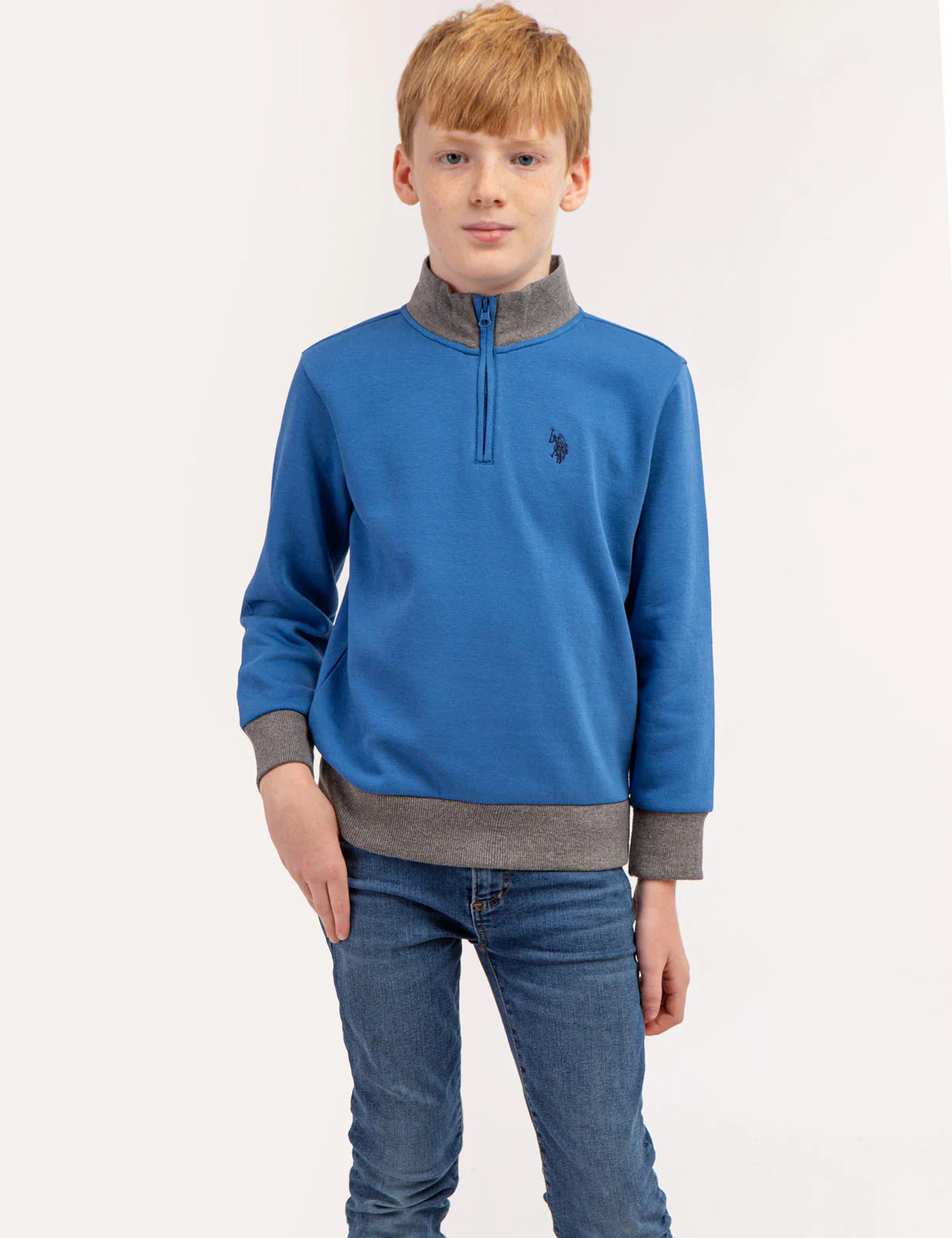 17808-boys-quarter-zip-fleece-pullover-3.webp BOYS QUARTER ZIP FLEECE PULLOVER