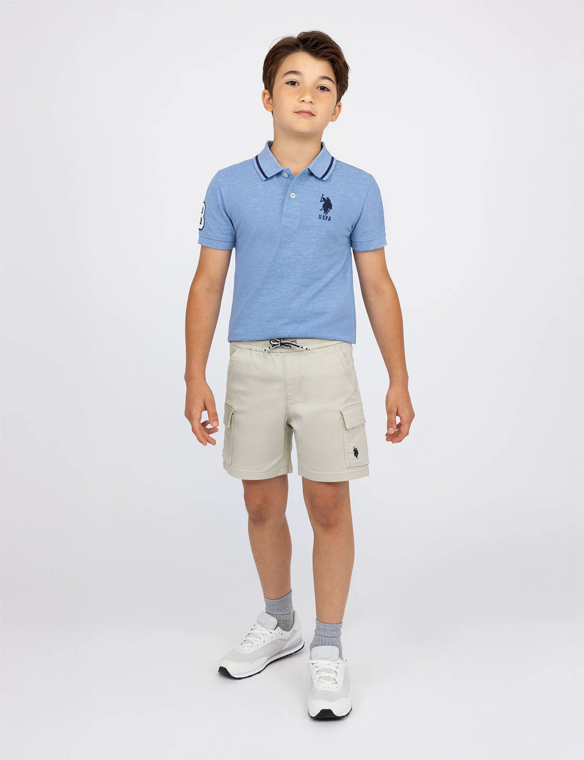 18154-boys-pull-on-cargo-stretch-twill-short-3.webp BOYS PULL ON CARGO STRETCH TWILL SHORT
