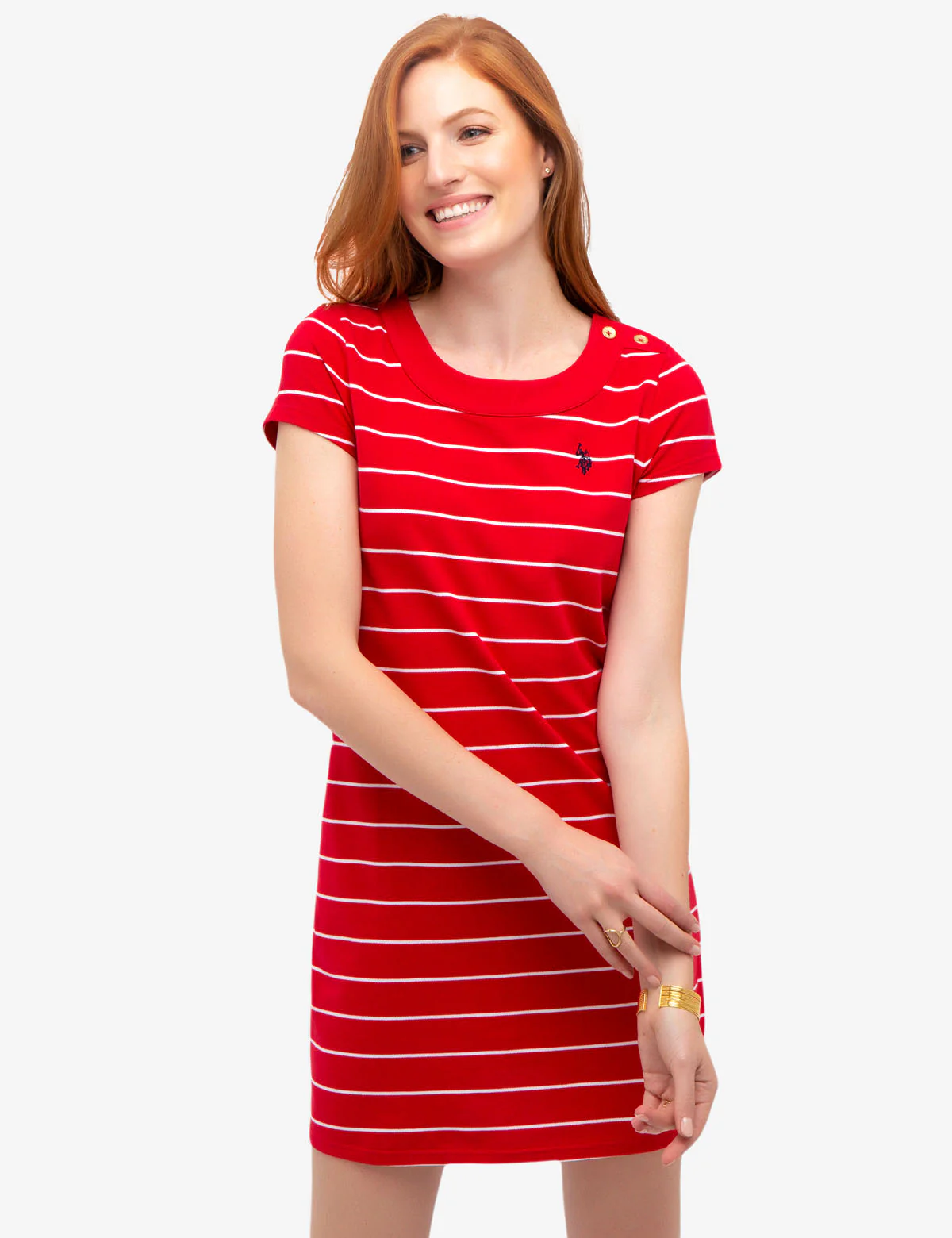18204-striped-button-shoulder-dress-1.webp STRIPED BUTTON SHOULDER DRESS