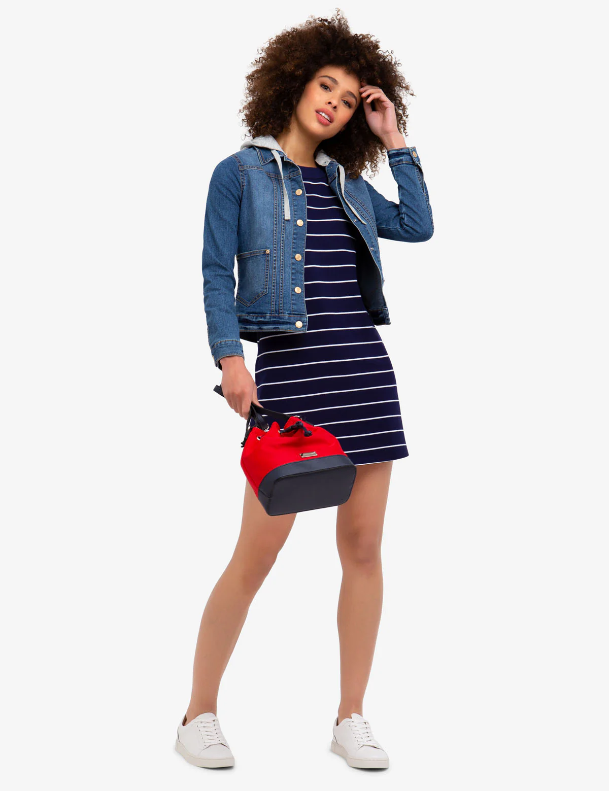18204-striped-button-shoulder-dress-6.webp STRIPED BUTTON SHOULDER DRESS