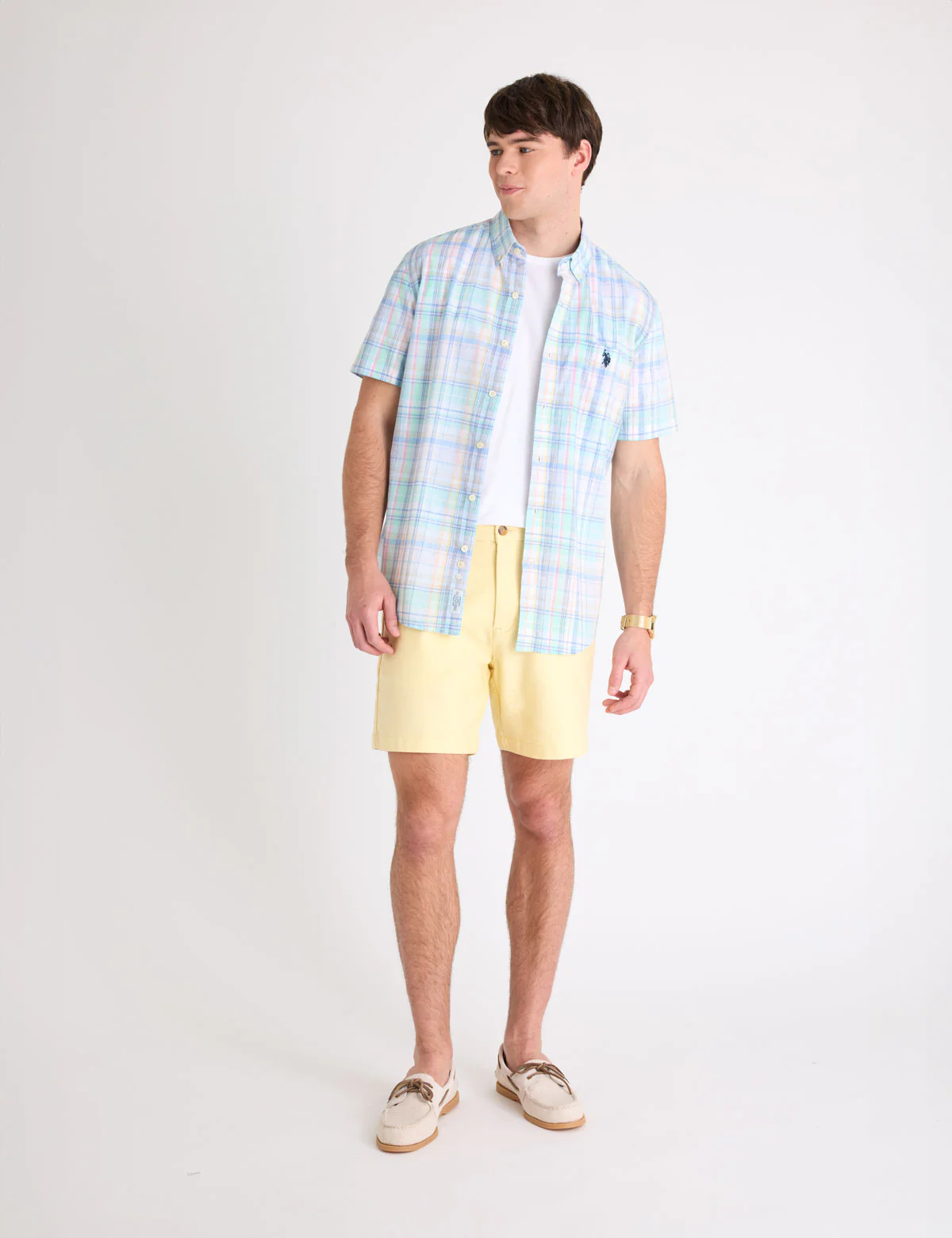 1831-short-sleeve-plaid-poplin-shirt-2.webp SHORT SLEEVE PLAID POPLIN SHIRT