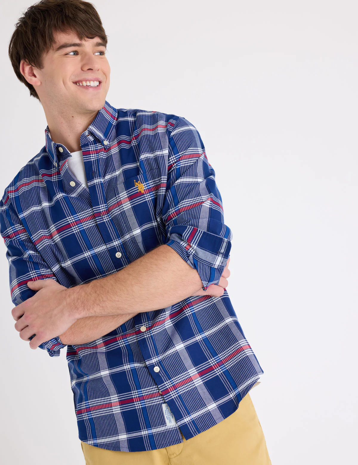 1854-long-sleeve-plaid-oxford-shirt-2.webp LONG SLEEVE PLAID OXFORD SHIRT