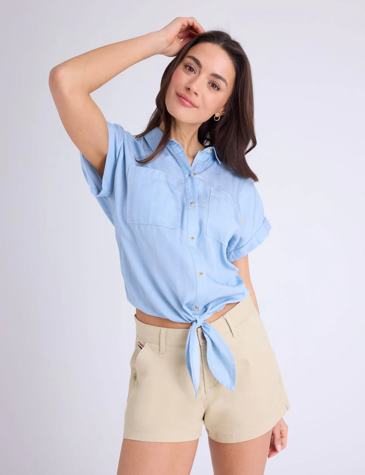 1883-tie-front-lurex-stripe-dolman-shirt-6.webp TIE FRONT LUREX STRIPE DOLMAN SHIRT