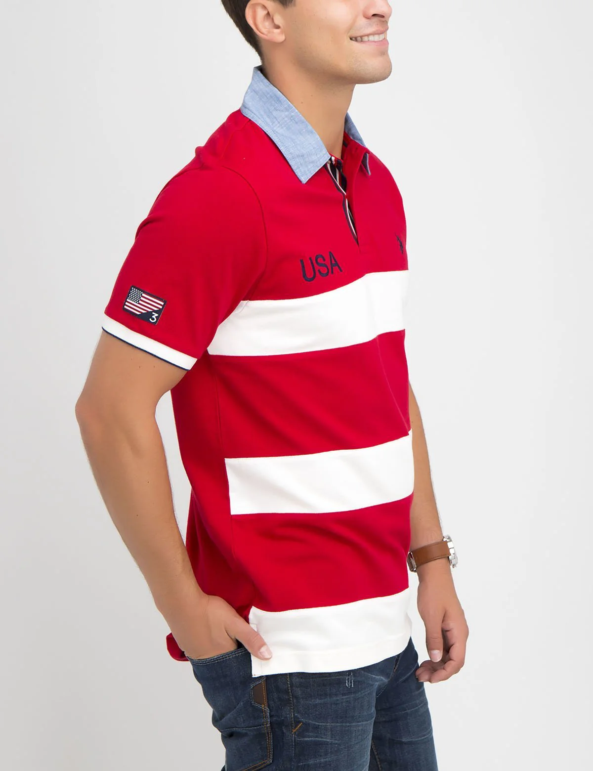 19279-usa-oxford-collar-striped-polo-shirt-2.webp USA OXFORD COLLAR STRIPED POLO SHIRT