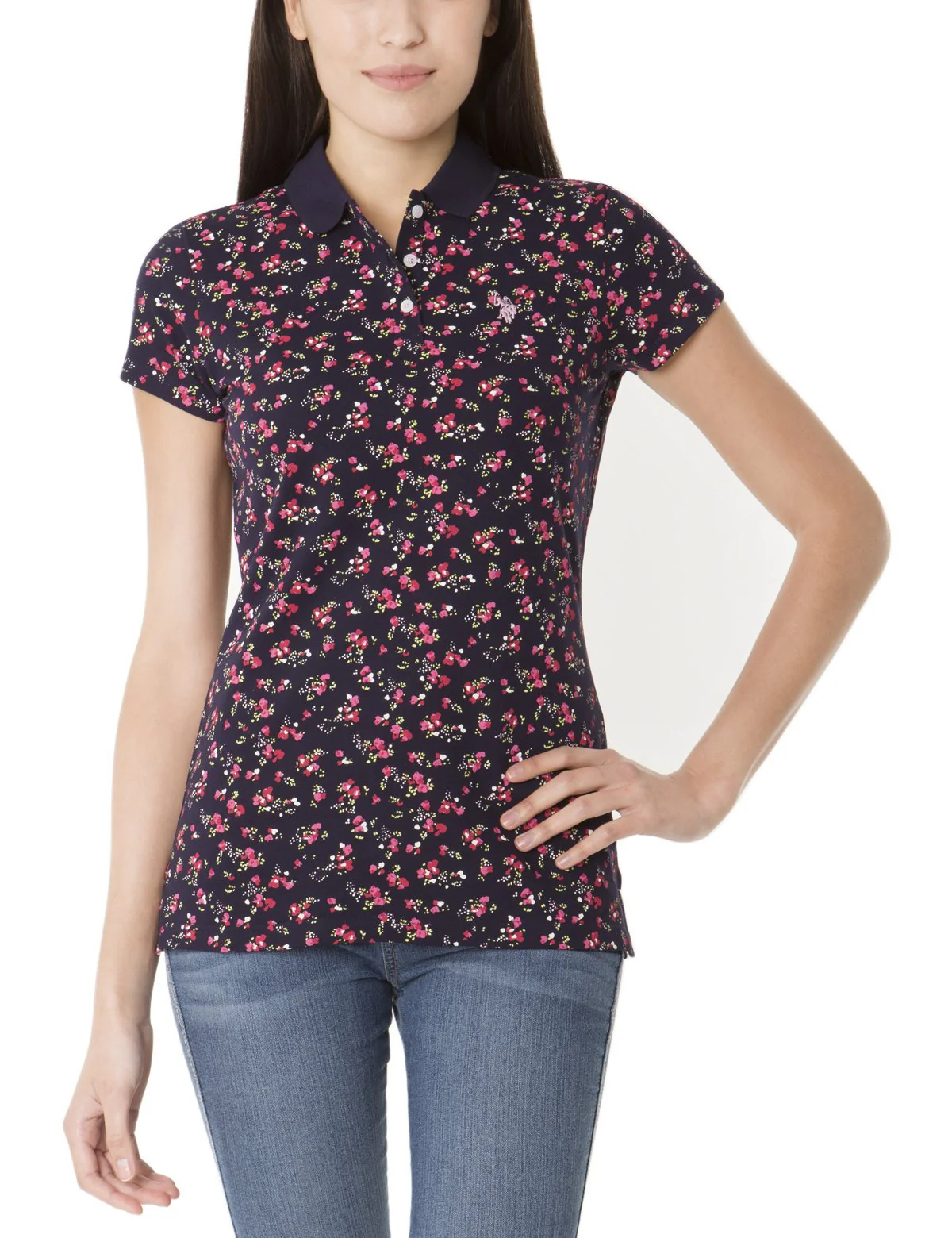 19572-floral-print-polo-shirt-4.webp Floral Print Polo Shirt