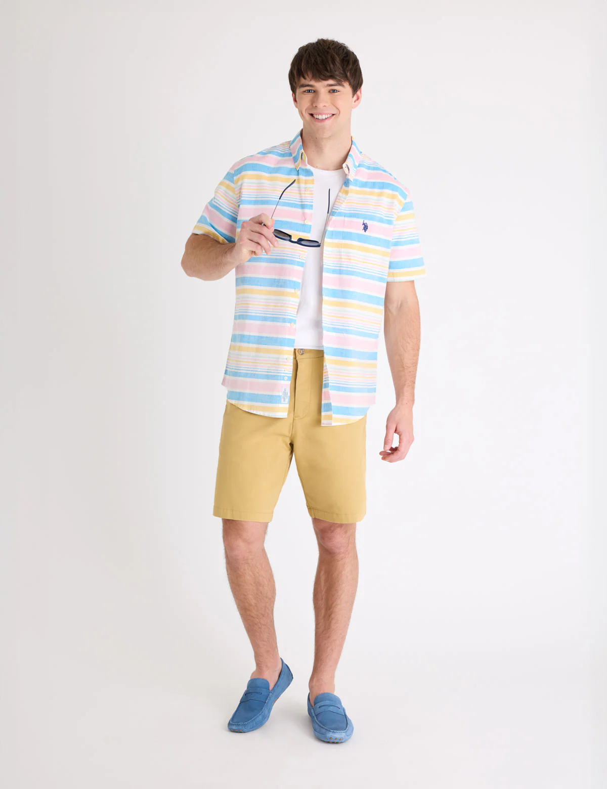 1970-short-sleeve-bright-stripe-poplin-shirt-2.webp SHORT SLEEVE BRIGHT STRIPE POPLIN SHIRT