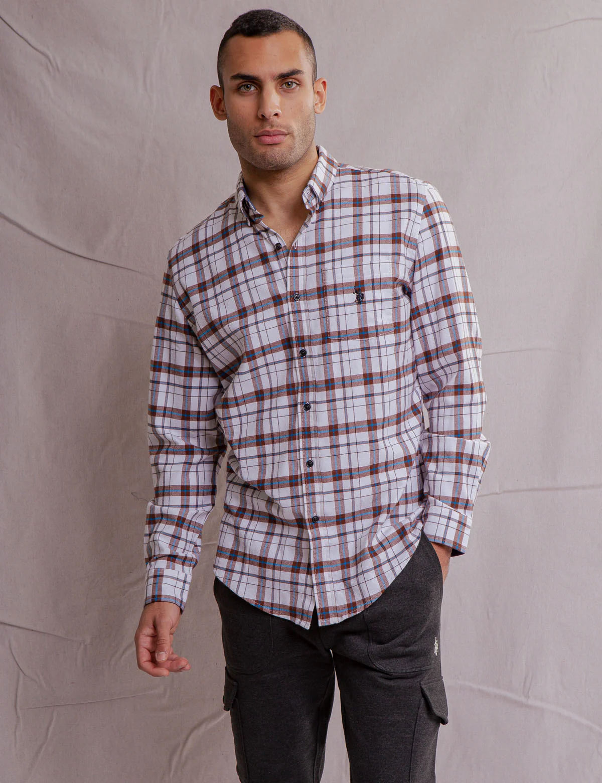19882-white-label-recycled-plaid-shirt-1.webp WHITE LABEL RECYCLED PLAID SHIRT
