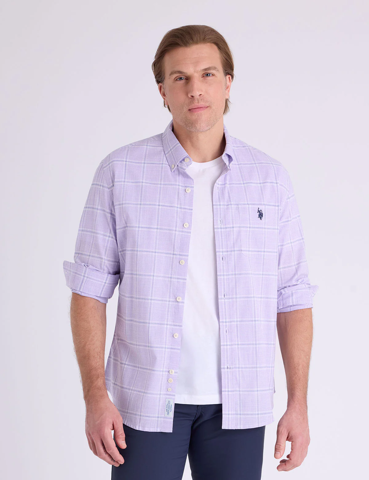 2003-long-sleeve-plaid-stretch-slub-poplin-shirt-1.webp LONG SLEEVE PLAID STRETCH SLUB POPLIN SHIRT