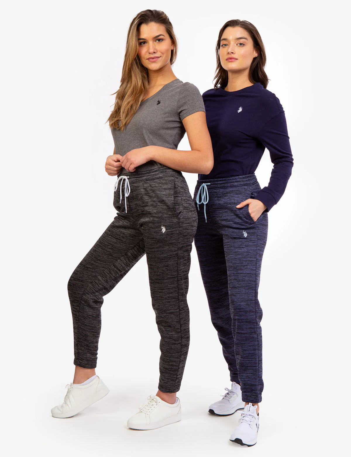 SPACE DYE FLEECE PANTS
