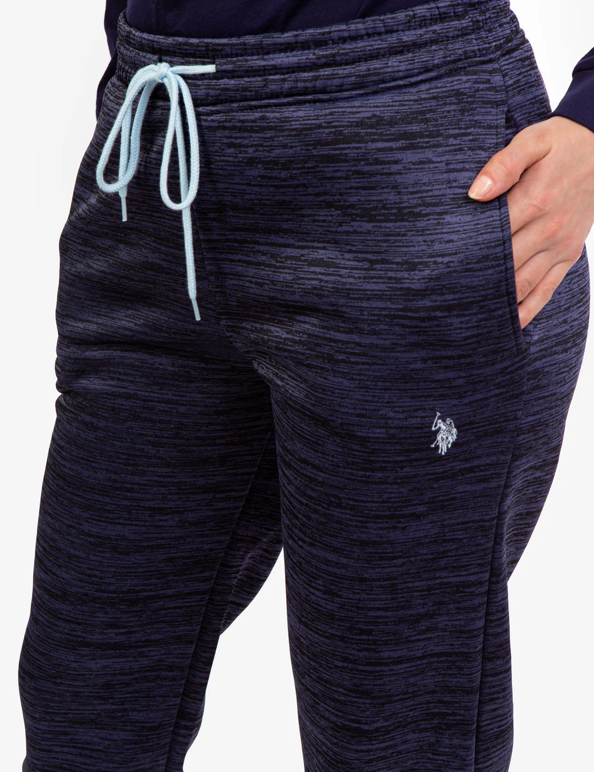 SPACE DYE FLEECE PANTS