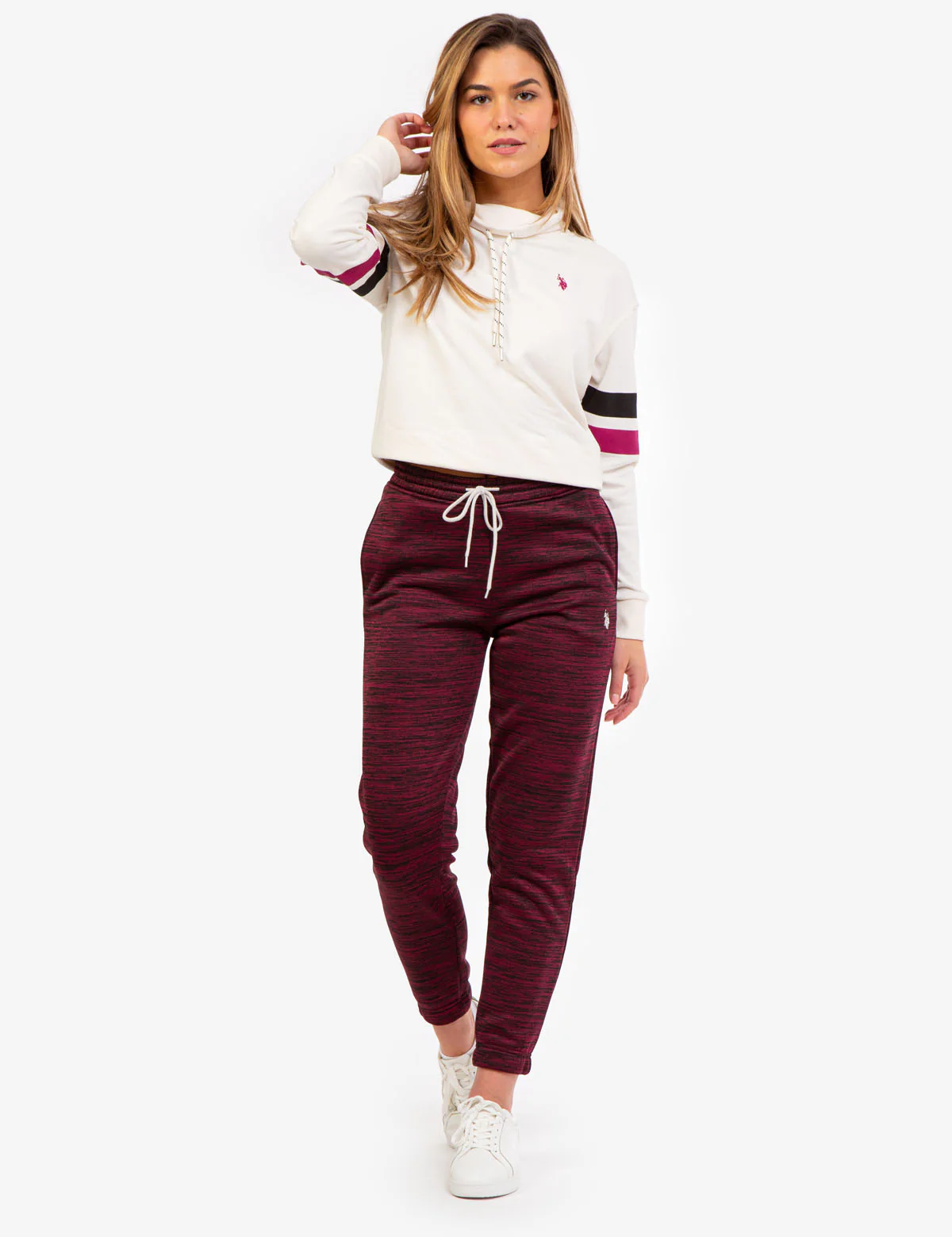 SPACE DYE FLEECE PANTS