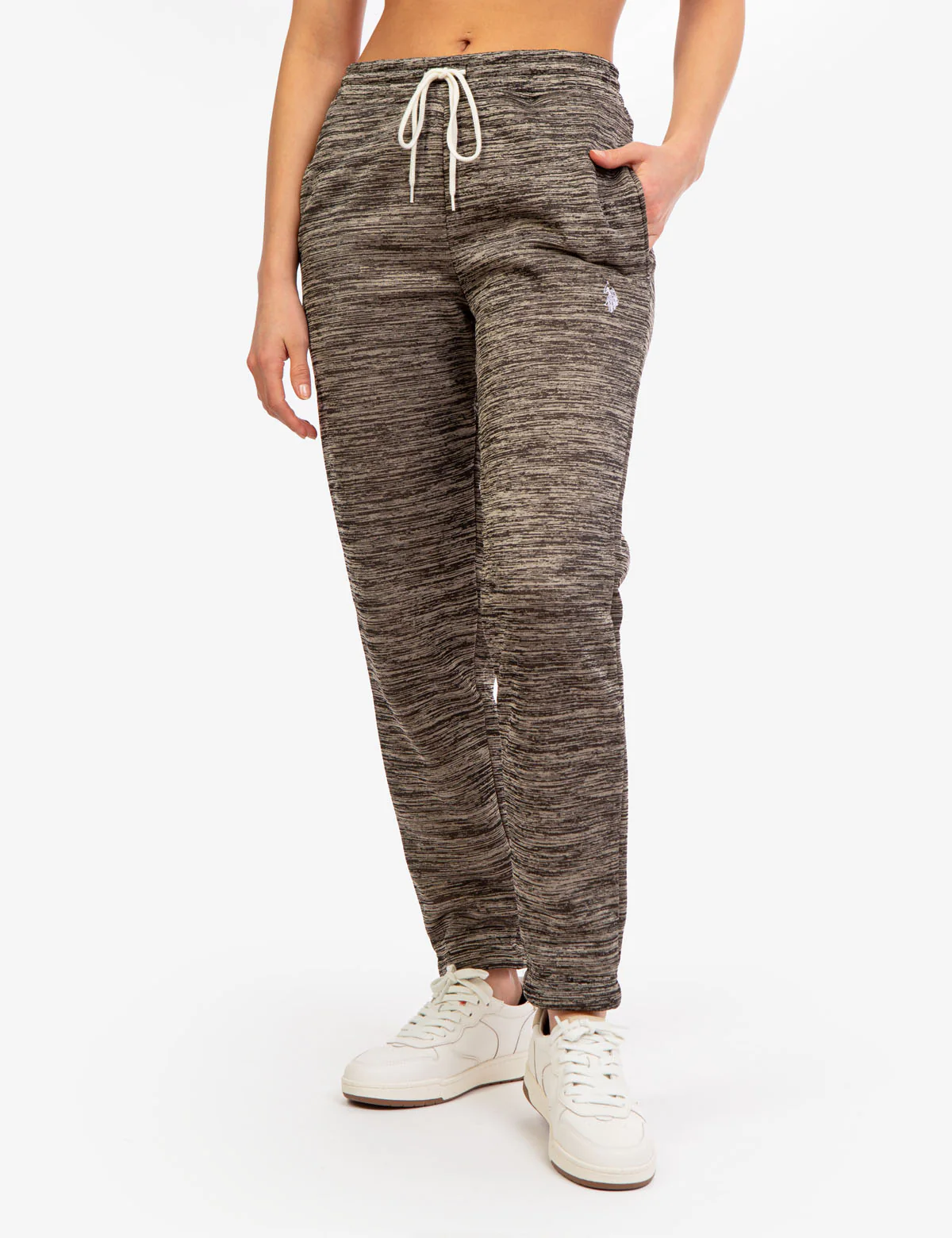 SPACE DYE FLEECE PANTS