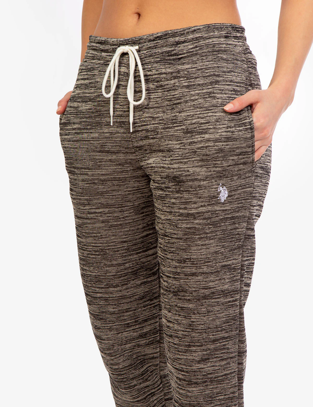 SPACE DYE FLEECE PANTS