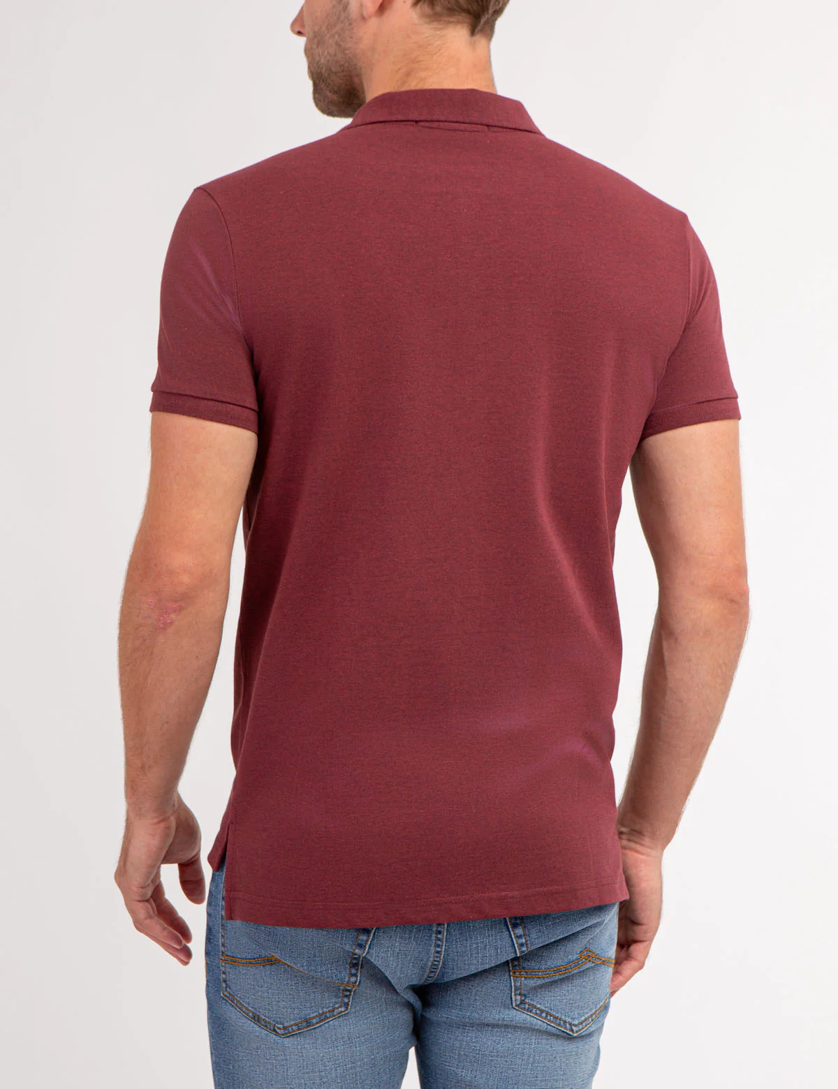 SOLID PIQUE SMALL LOGO POLO SHIRT