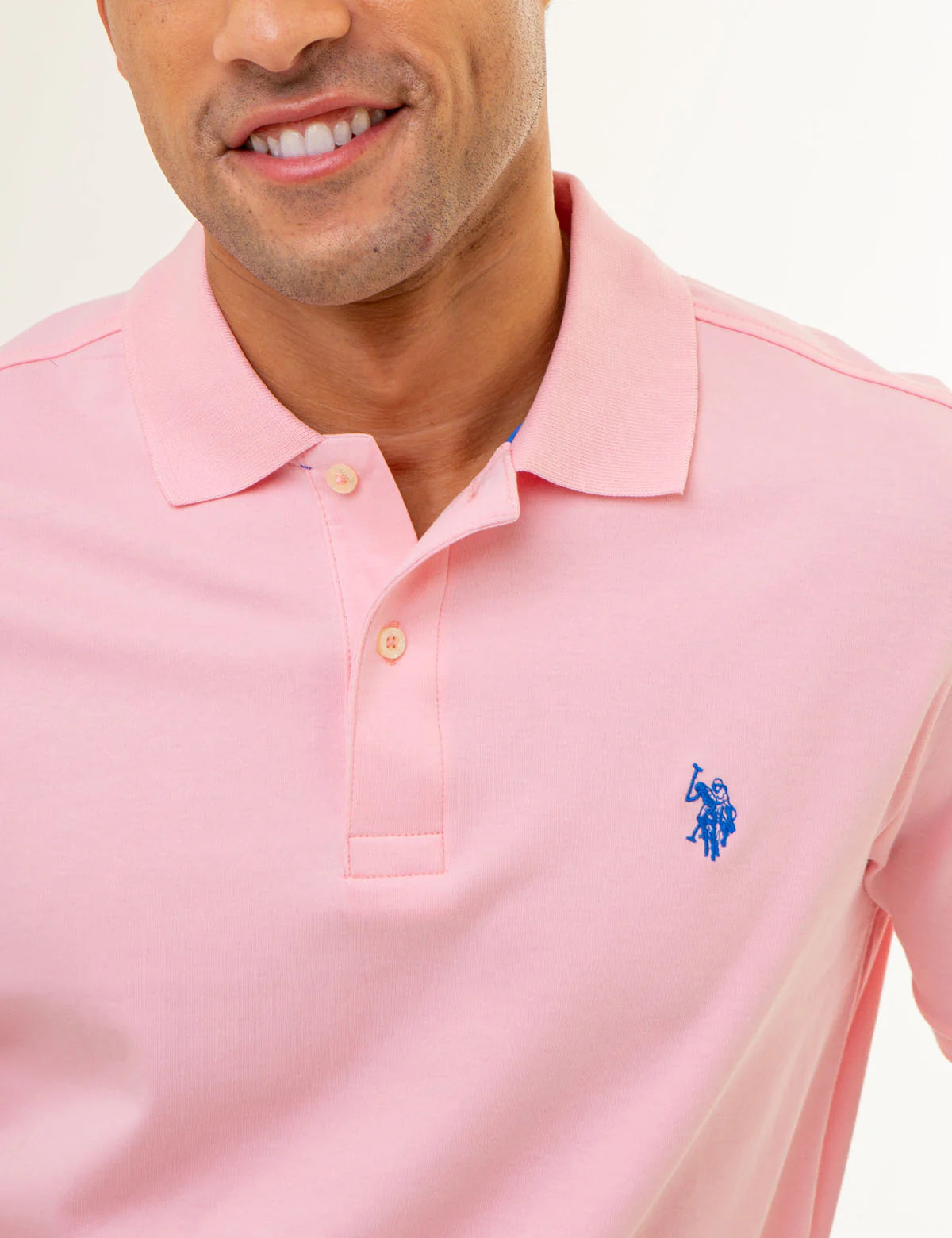 SOLID INTERLOCK POLO SHIRT