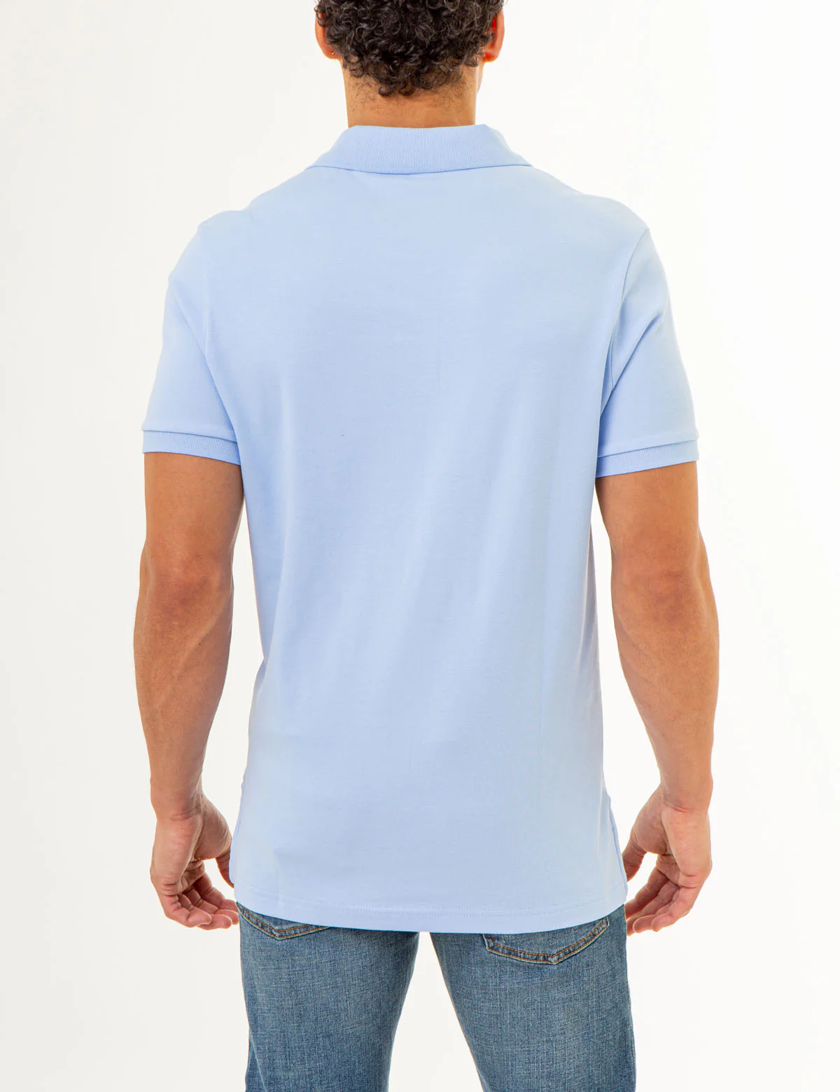 SOLID INTERLOCK POLO SHIRT