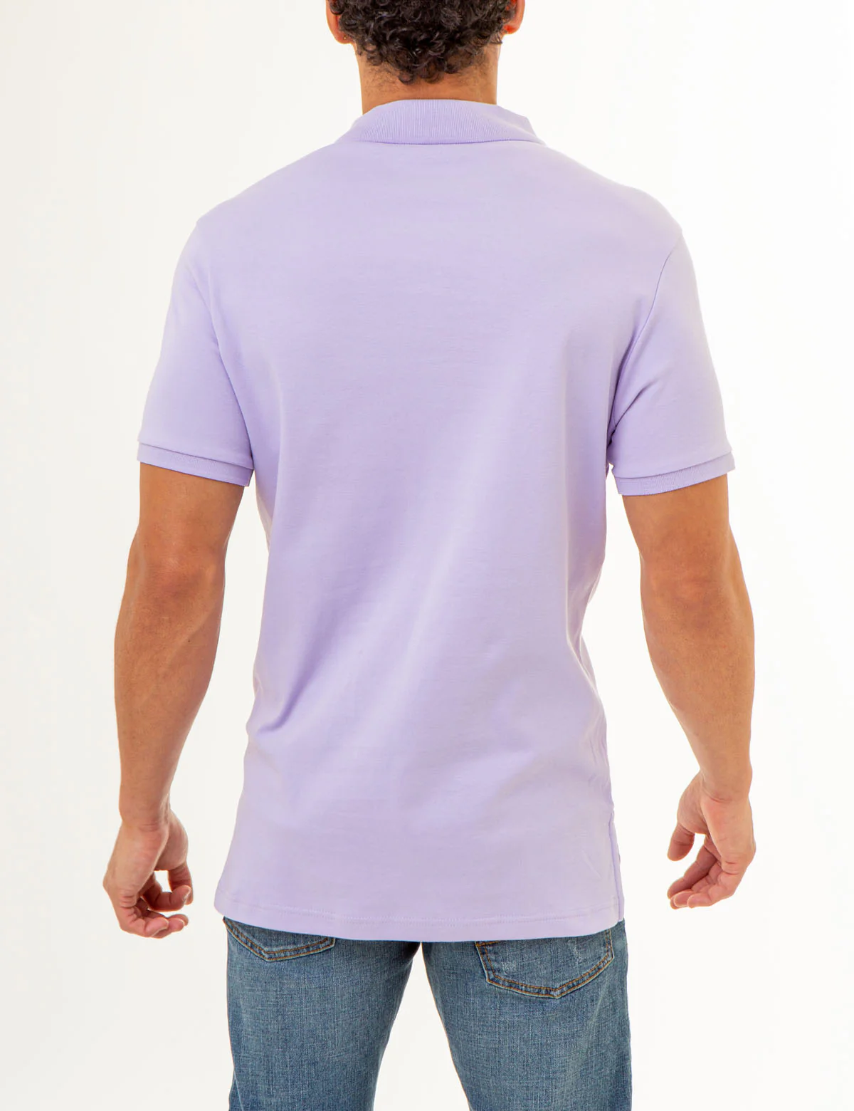SOLID INTERLOCK POLO SHIRT