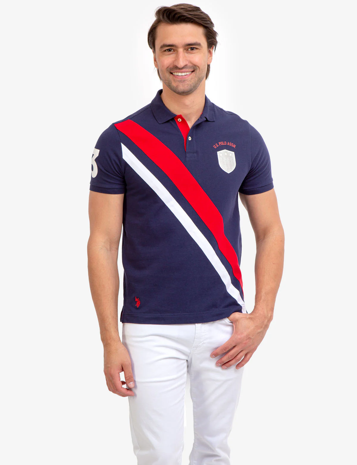 21878-diagonal-stripe-pieced-pique-polo-shirt-2.webp DIAGONAL STRIPE PIECED PIQUE POLO SHIRT