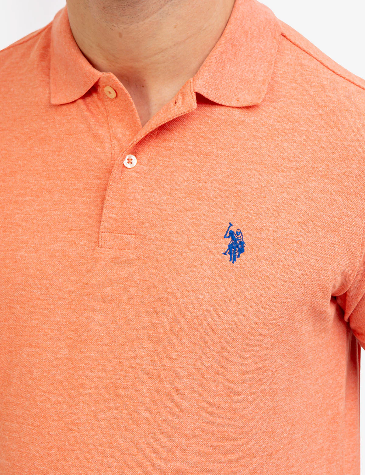 SOLID PIQUE SMALL LOGO POLO SHIRT