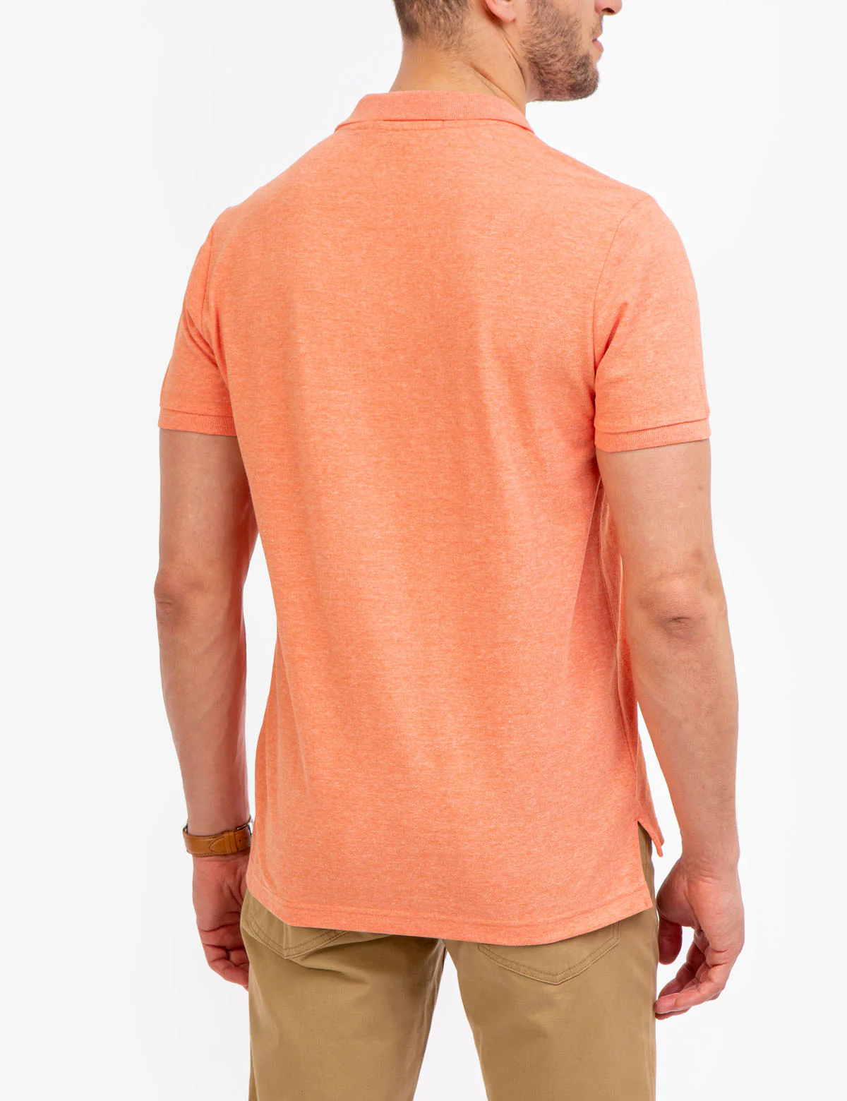 SOLID PIQUE SMALL LOGO POLO SHIRT