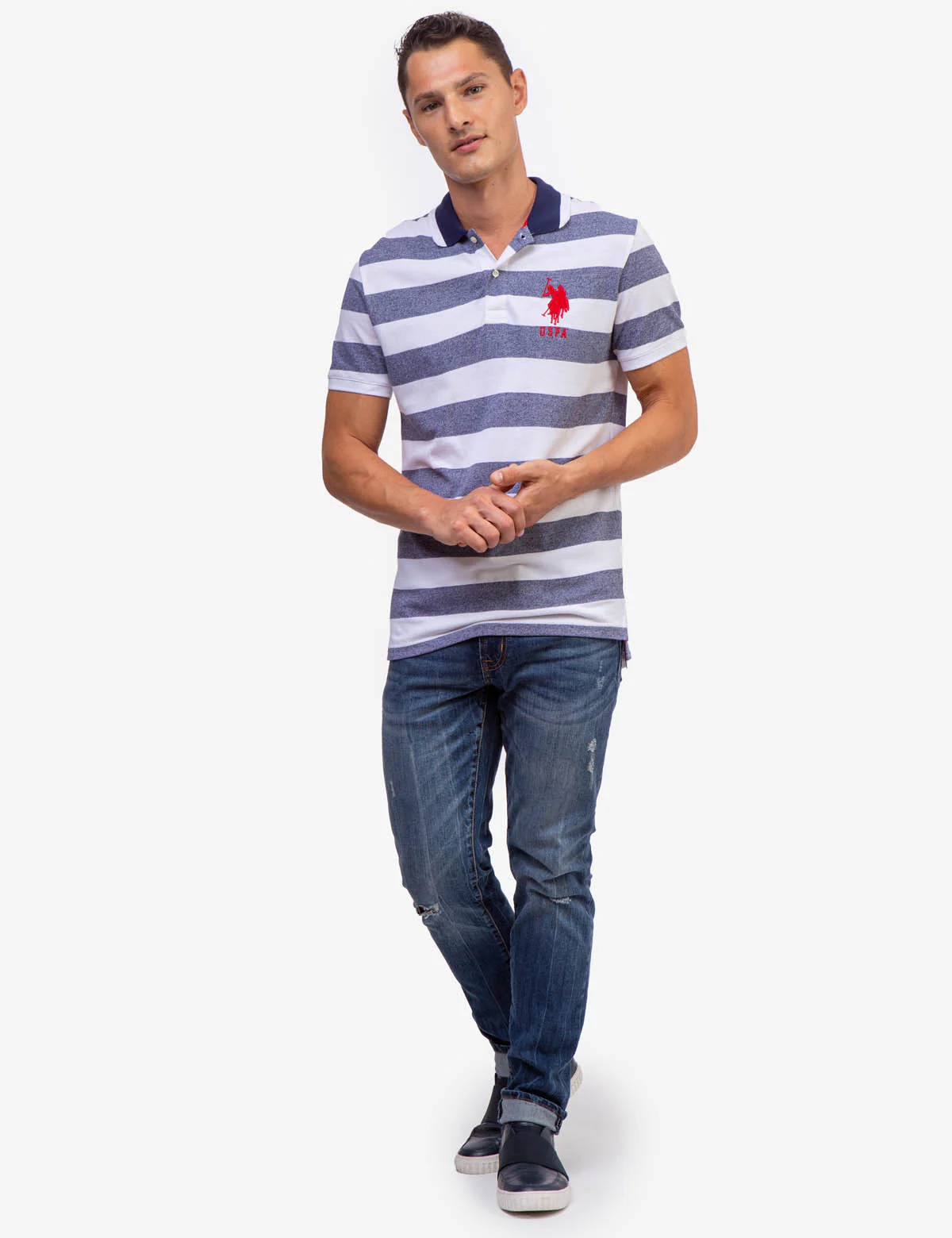 22163-marled-pique-stripe-polo-shirt-16.webp MARLED PIQUE STRIPE POLO SHIRT