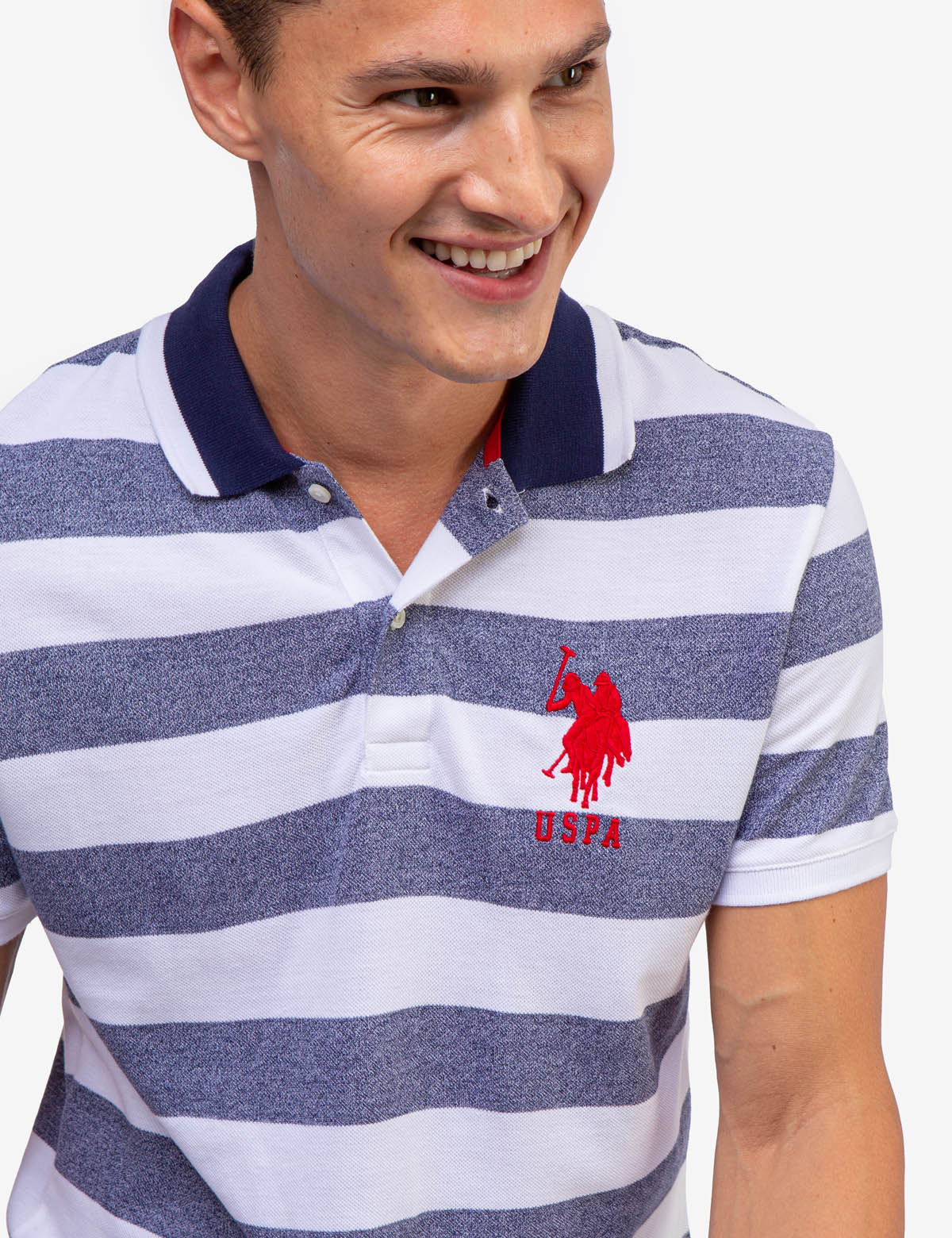 22163-marled-pique-stripe-polo-shirt-19.jpg MARLED PIQUE STRIPE POLO SHIRT