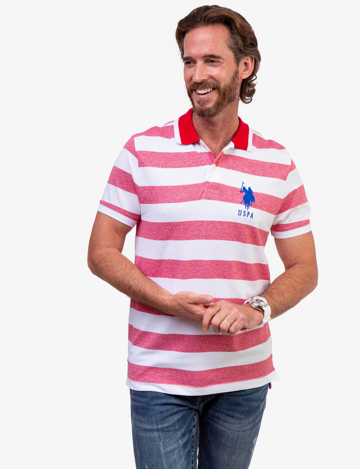 22163-marled-pique-stripe-polo-shirt-3.webp MARLED PIQUE STRIPE POLO SHIRT