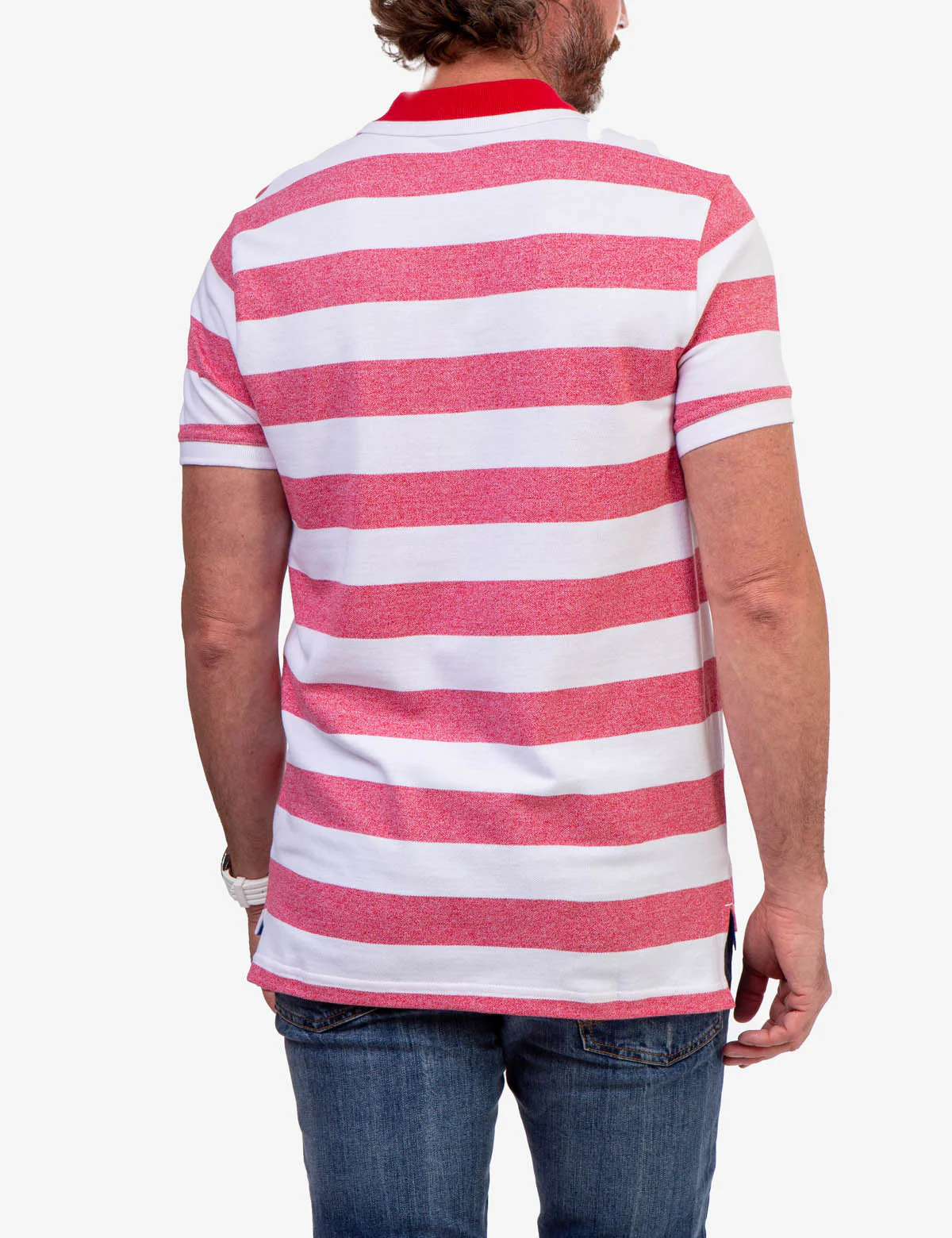 22163-marled-pique-stripe-polo-shirt-5.webp MARLED PIQUE STRIPE POLO SHIRT