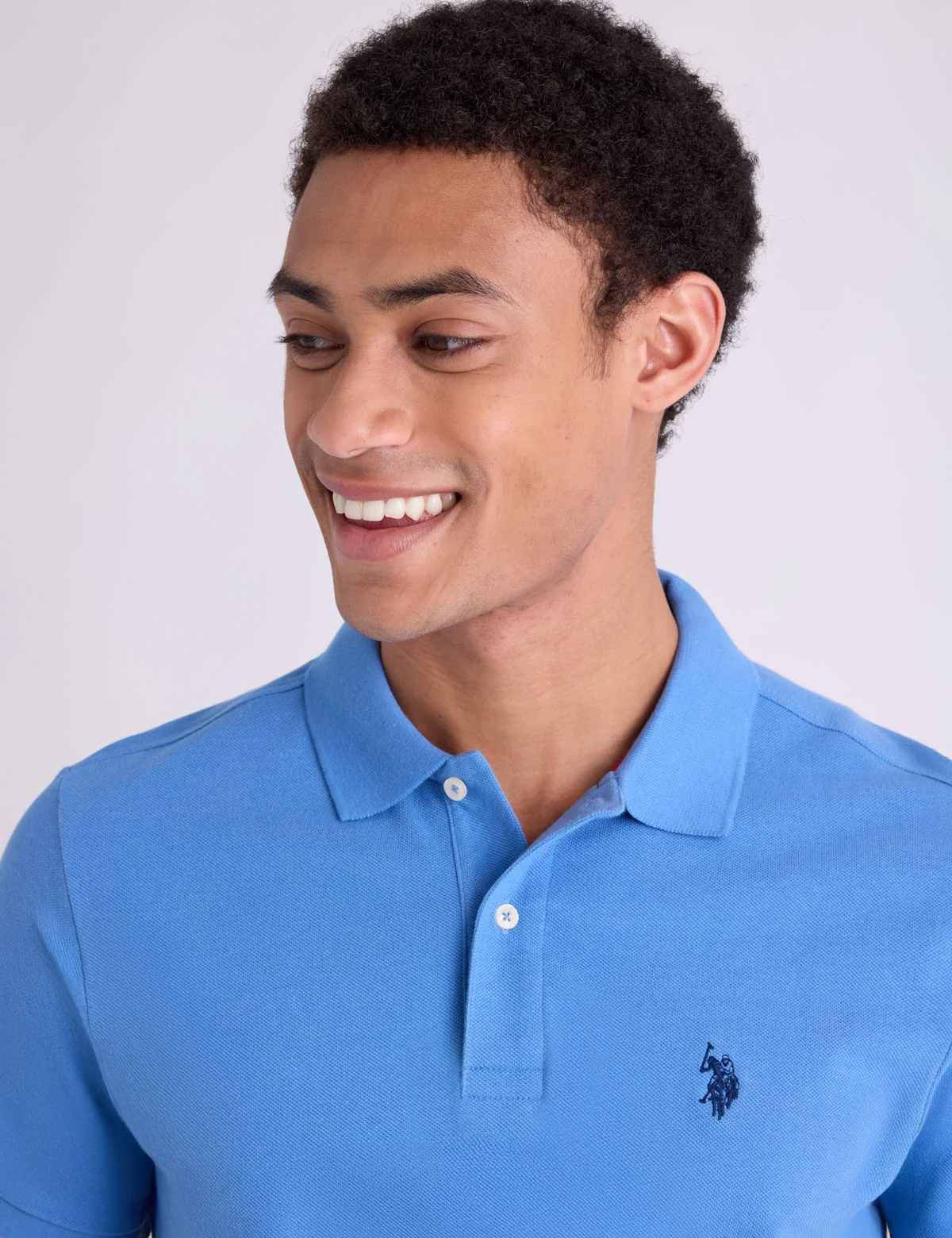 SOLID INTERLOCK POLO SHIRT