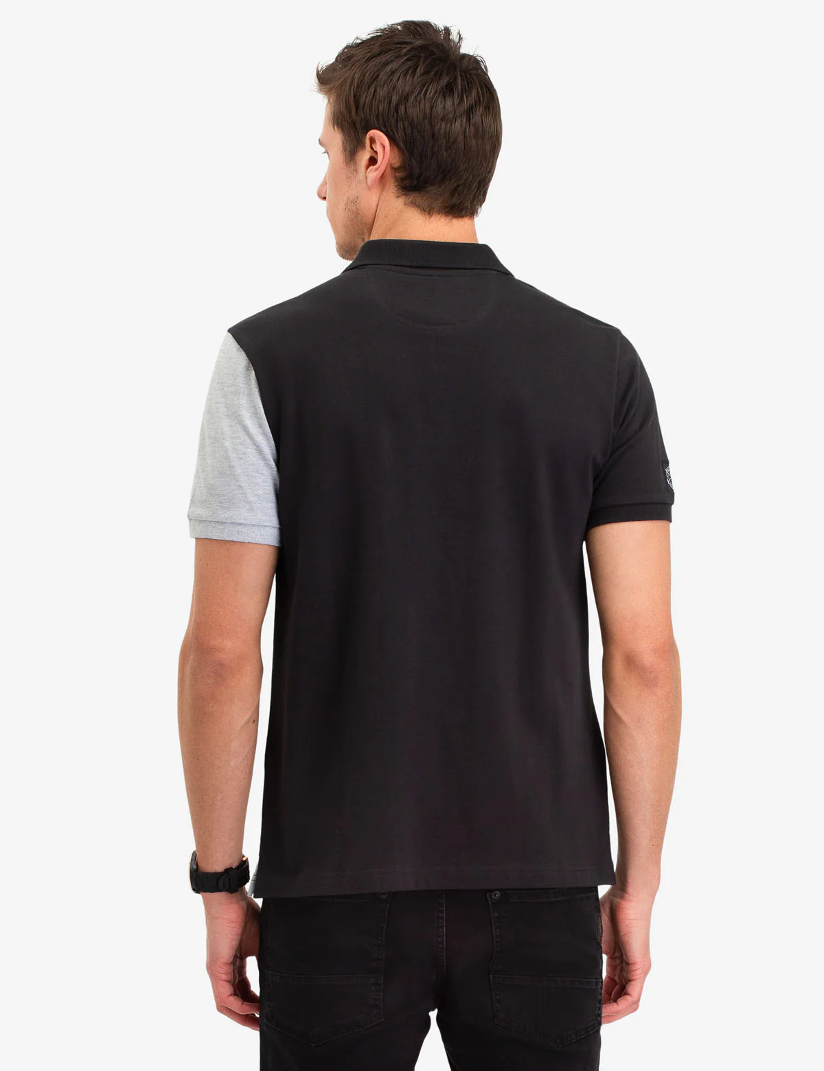 22364-black-mallet-vertical-logo-polo-shirt-4.webp BLACK MALLET VERTICAL LOGO POLO SHIRT