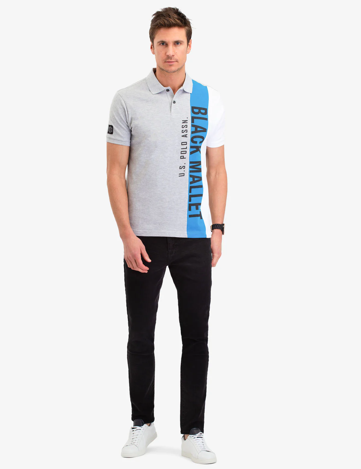 22364-black-mallet-vertical-logo-polo-shirt-7.webp BLACK MALLET VERTICAL LOGO POLO SHIRT