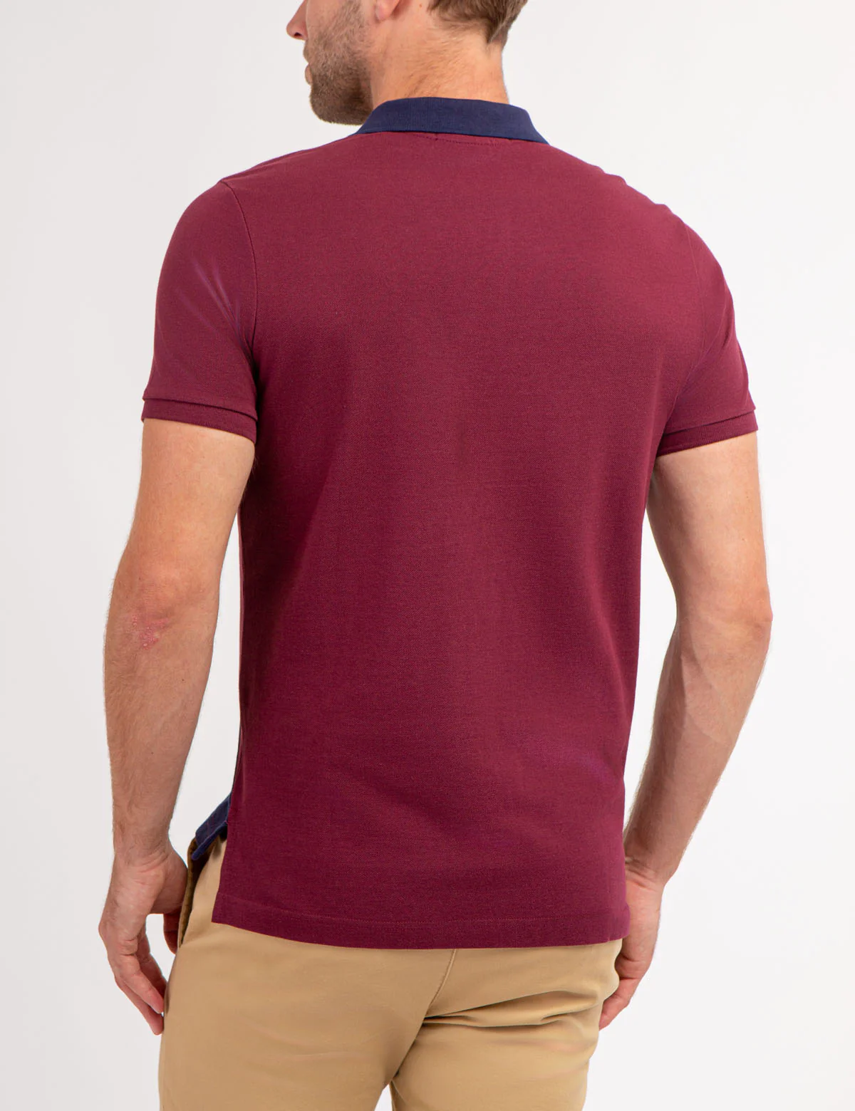 COLORBLOCK PIQUE SASH POLO SHIRT