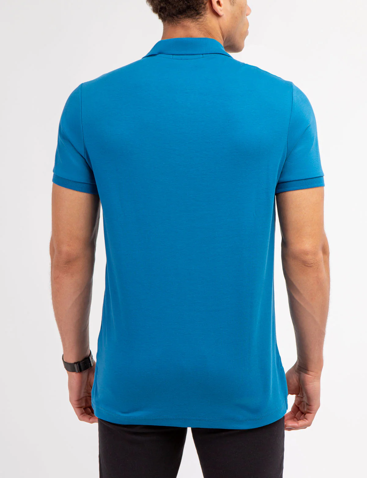 SOLID INTERLOCK POLO SHIRT