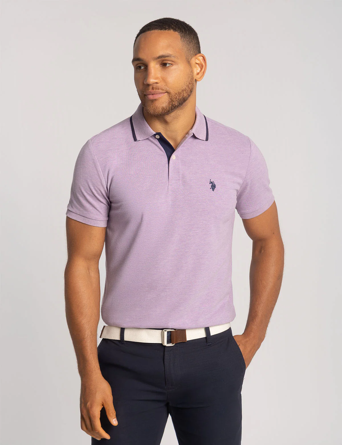 22582-slim-fit-stretch-solid-pique-polo-shirt-5.webp SLIM FIT STRETCH SOLID PIQUE POLO SHIRT