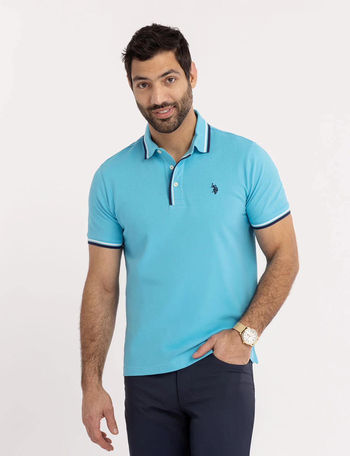 22876-signature-stripe-rib-tipped-trim-polo-shirt-5.webp SIGNATURE STRIPE RIB TIPPED TRIM POLO SHIRT
