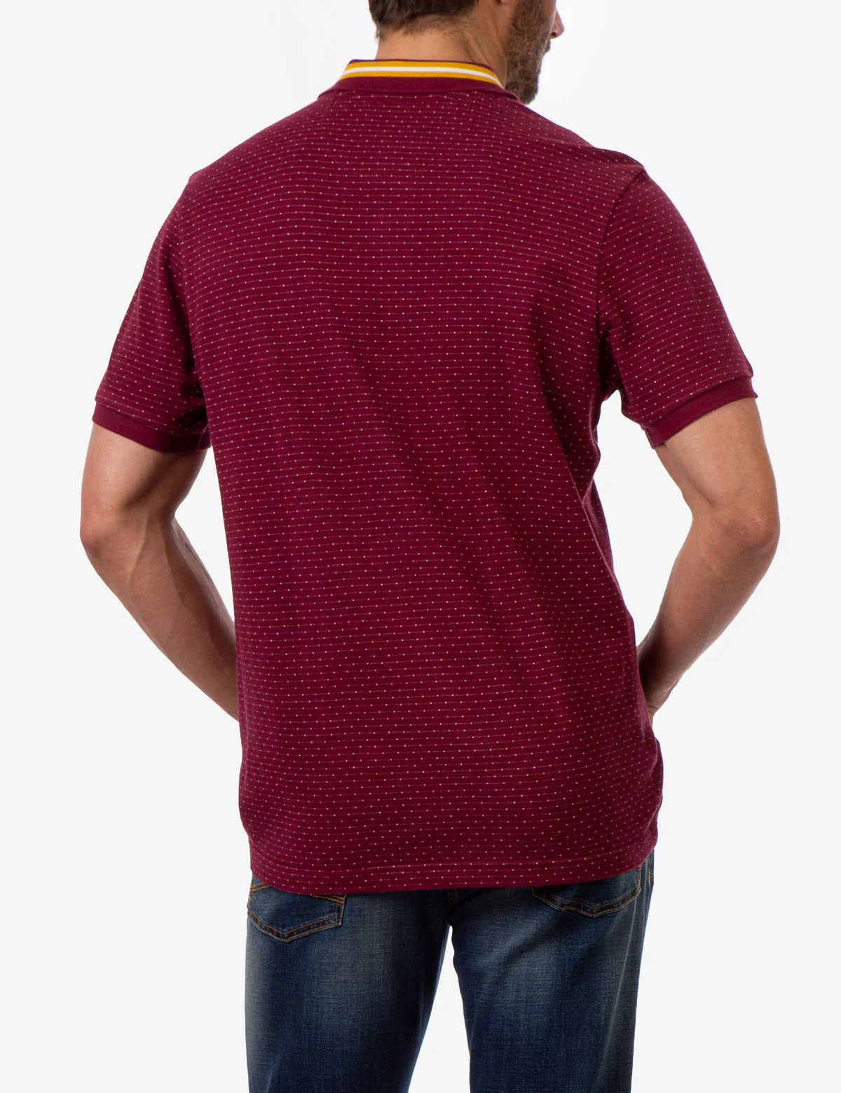 23065-black-mallet-jacquard-pique-polo-shirt-4.webp BLACK MALLET JACQUARD PIQUE POLO SHIRT