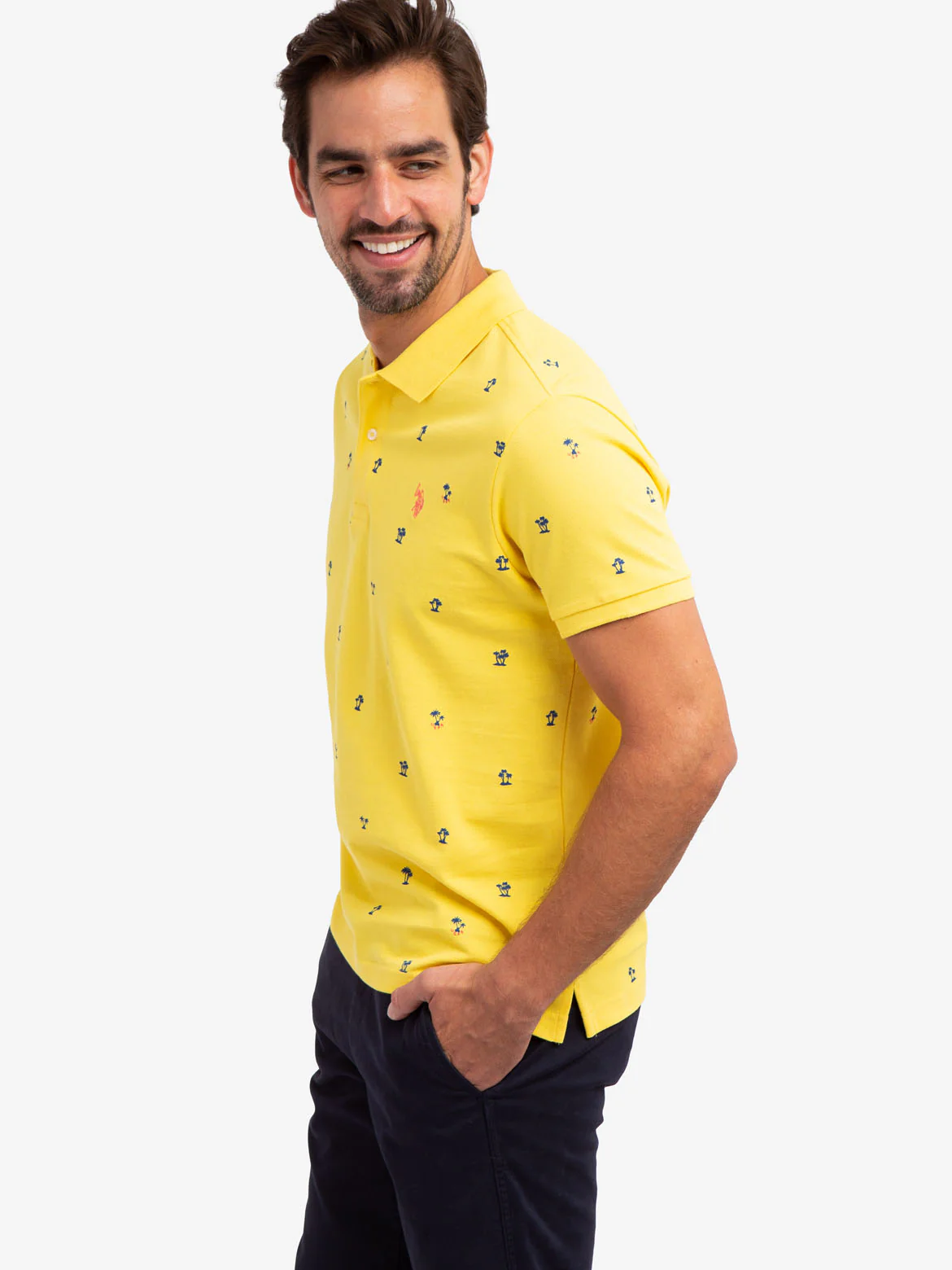 23091-palm-print-pique-polo-shirt-3.webp PALM PRINT PIQUE POLO SHIRT