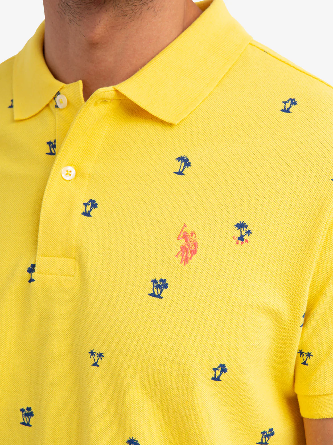 23091-palm-print-pique-polo-shirt-5.webp PALM PRINT PIQUE POLO SHIRT