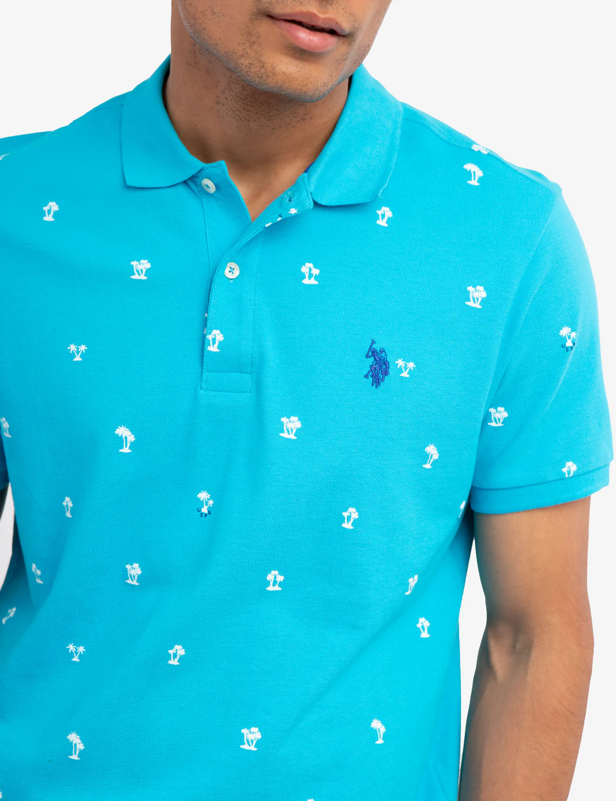 23091-palm-print-pique-polo-shirt-9.webp PALM PRINT PIQUE POLO SHIRT