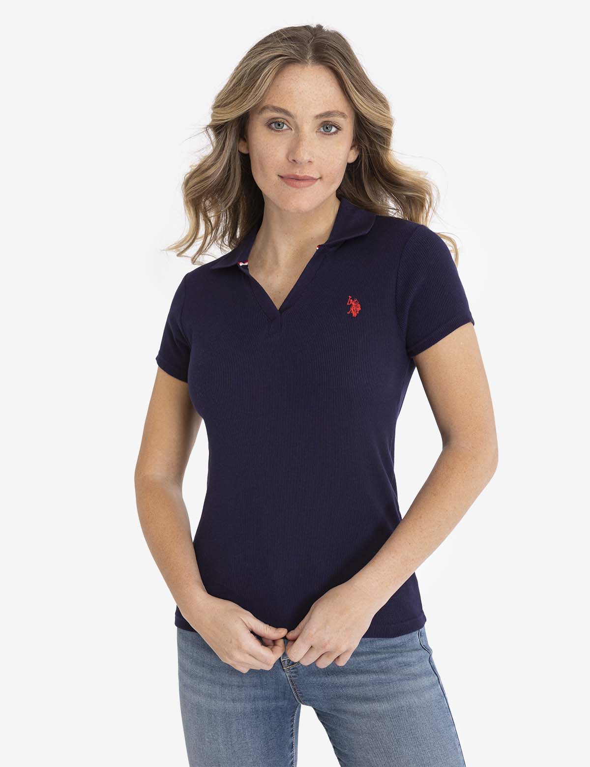 2321-split-neck-ribbed-polo-shirt-1.jpg SPLIT NECK RIBBED POLO SHIRT