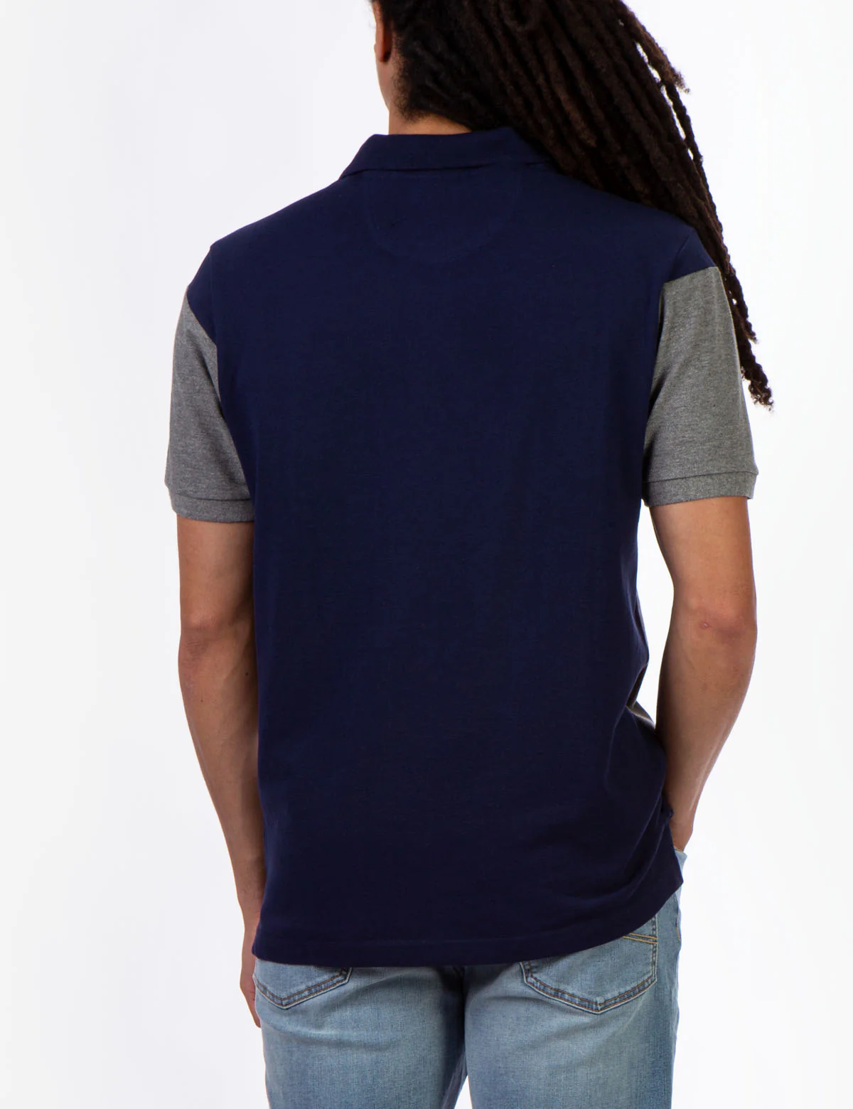 COLORBLOCK SASH PIQUE POLO SHIRT